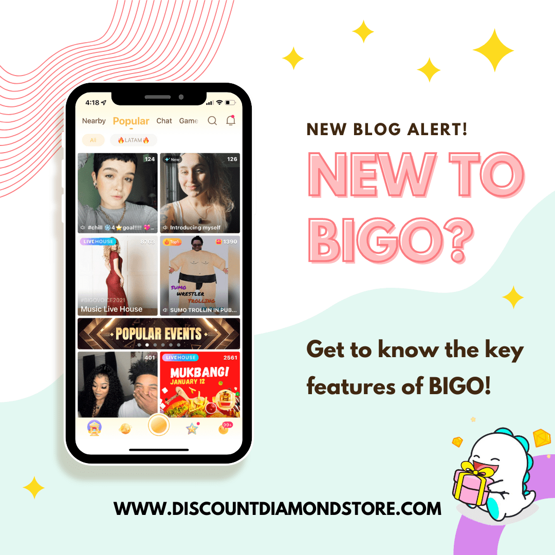 Get to know the key features of BIGO! Discount Diamond Store