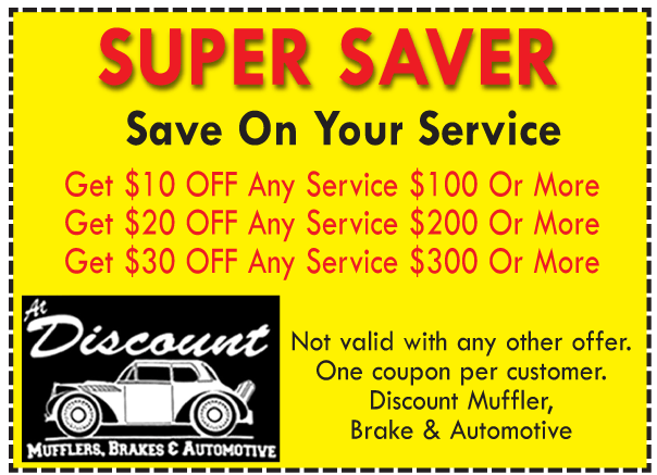 Coupons | Discount Muffler, Brake & Automotive