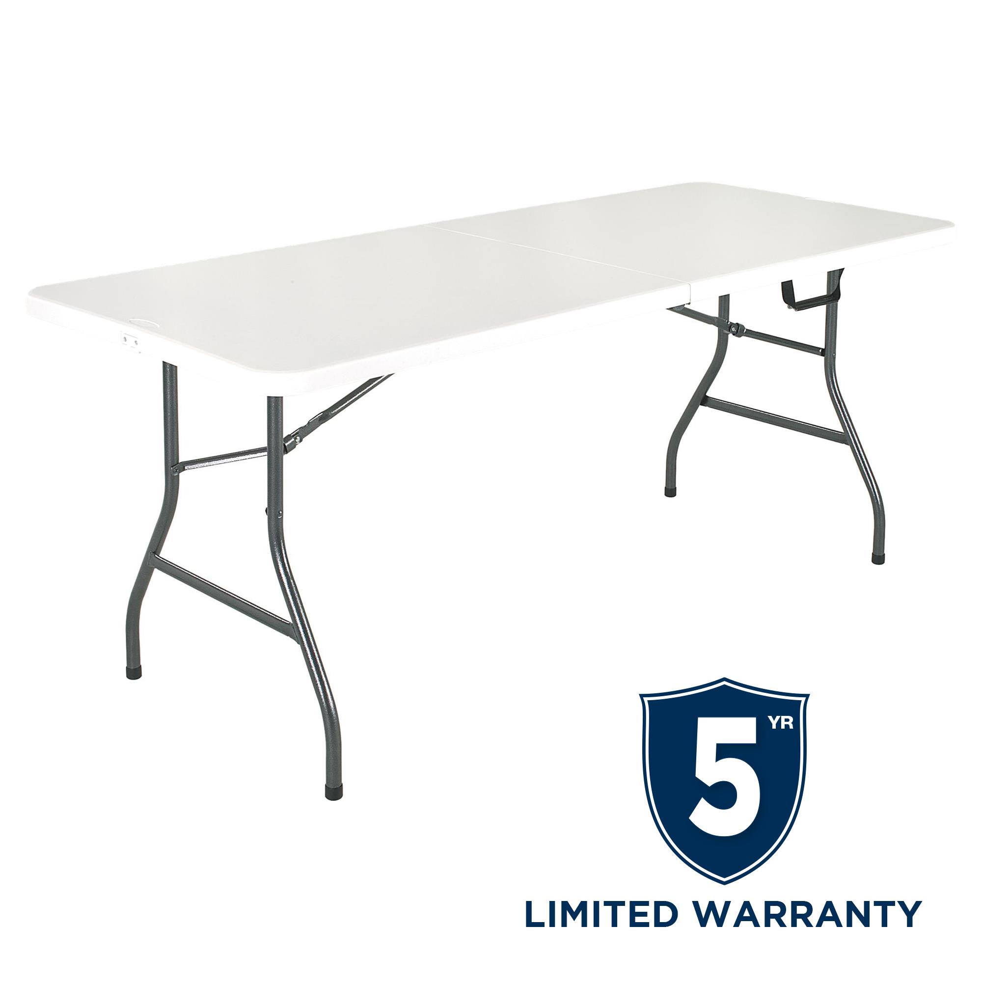 Cosco 6ft Folding Table In White Speckle