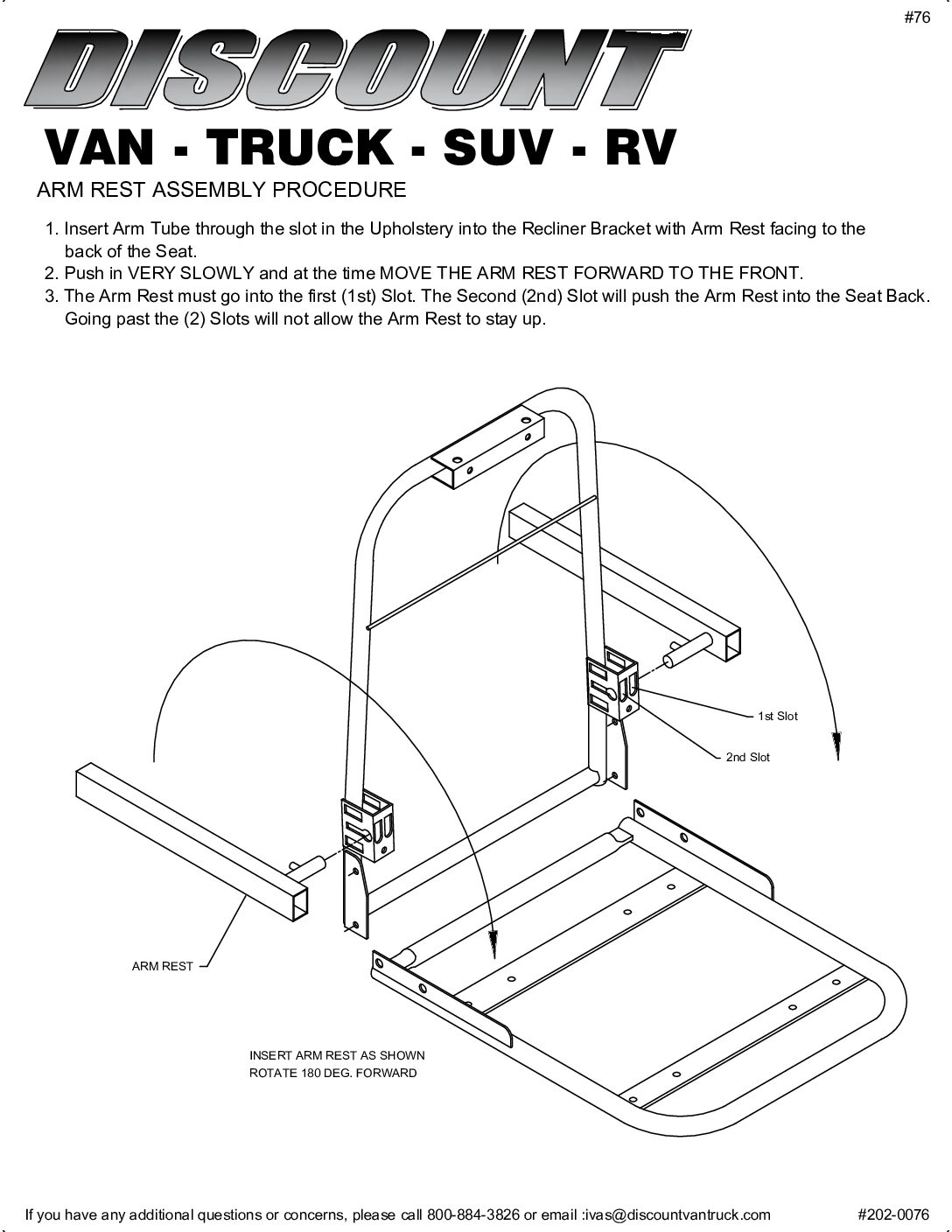 Arm Rest Install Truck seats,sprinter,promaster,transit seats,rv