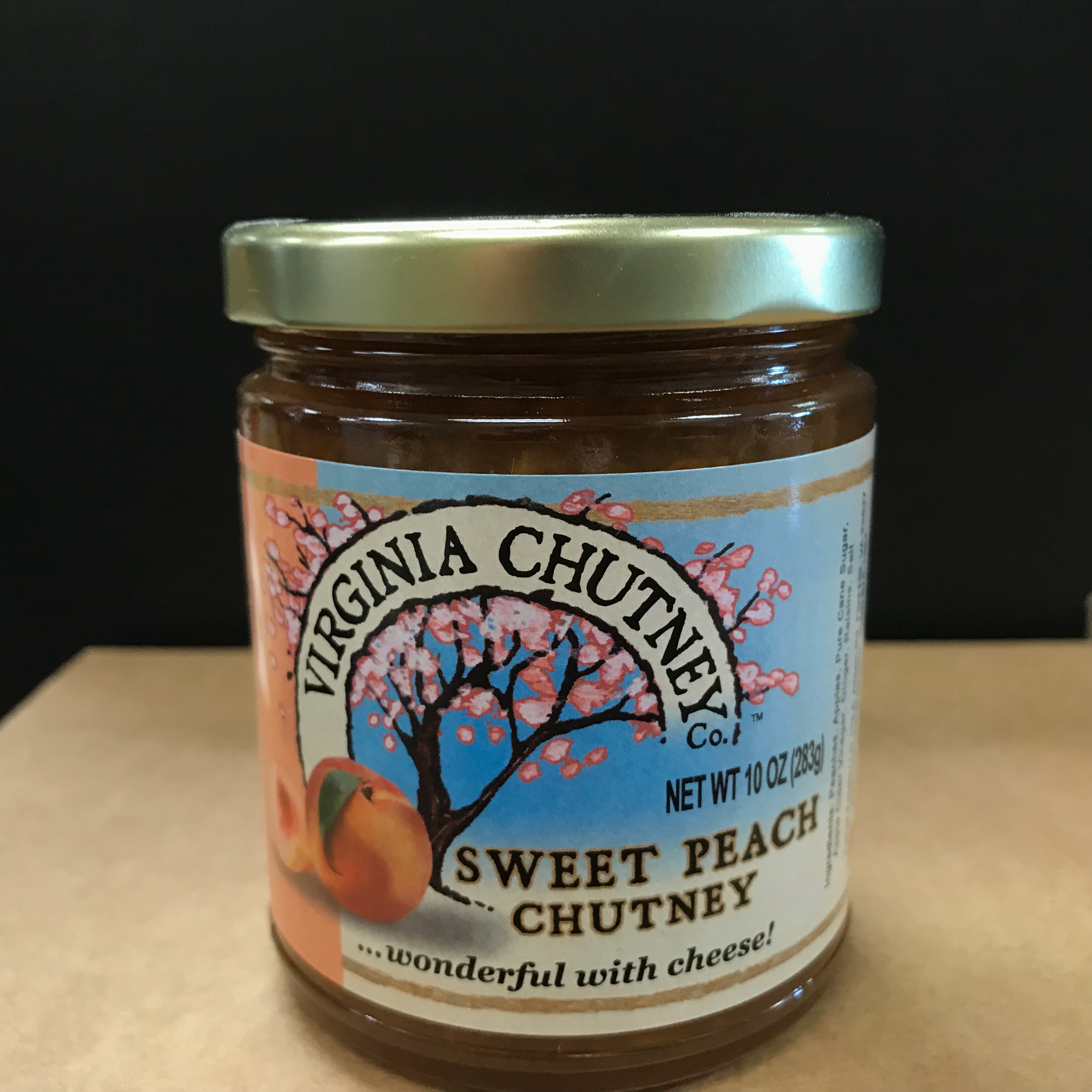 Virginia Chutney Sweet Peach Chutney 10 oz [Virginia local] 7.99