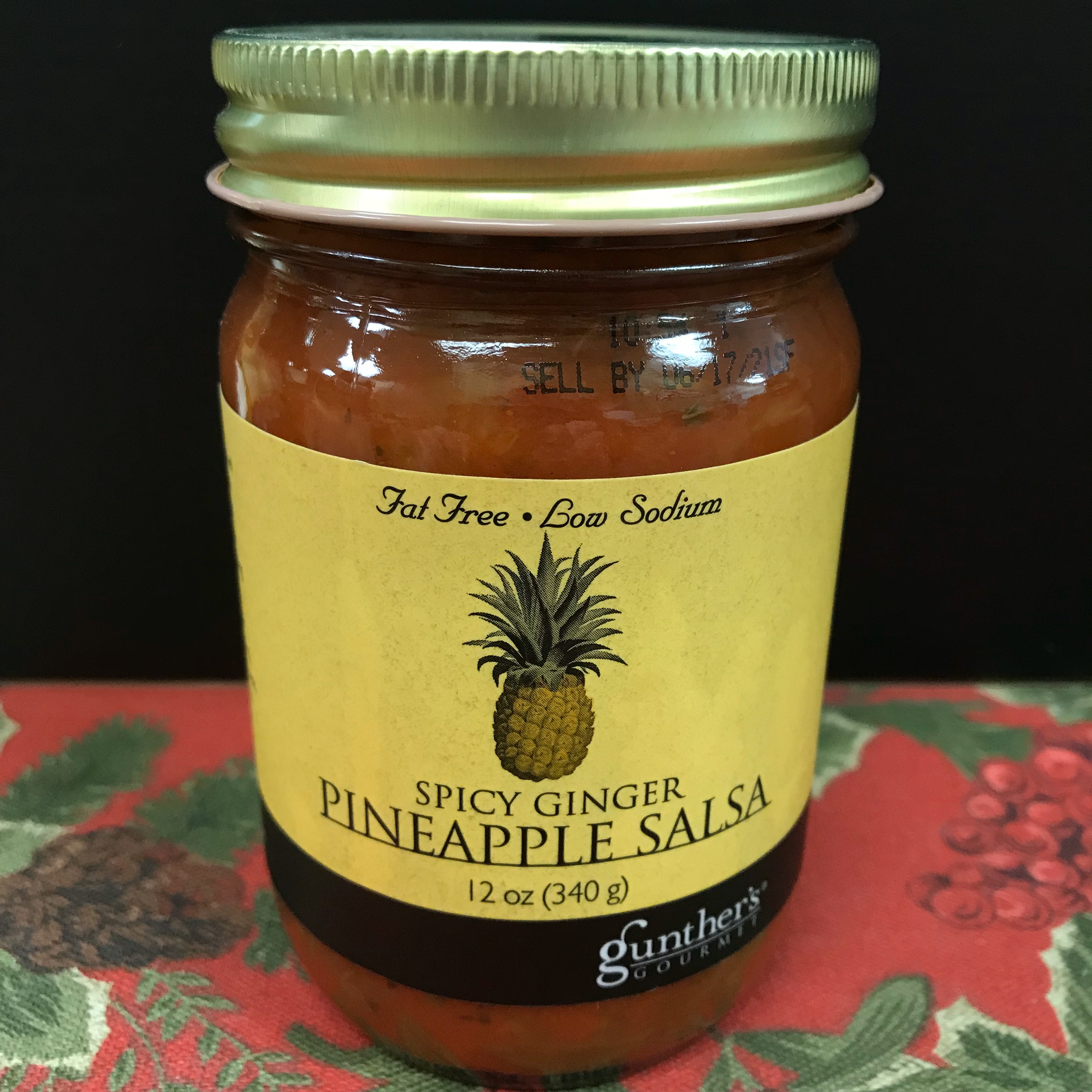 Gunther's Spicy Ginger Pineapple Salsa 12 oz [Virginia local] 4.99