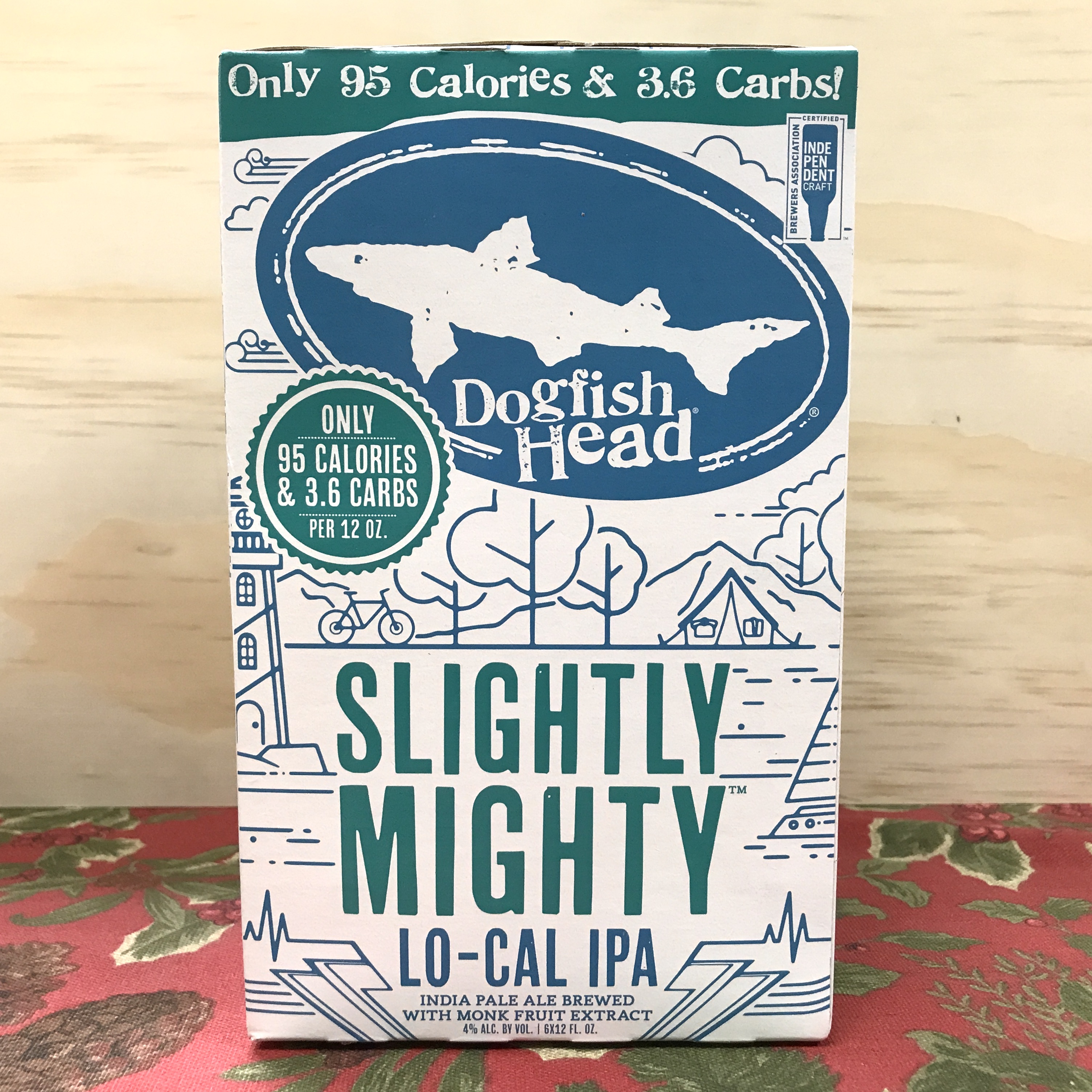 Dogfish Head Slightly Mighty LoCal IPA 6 x 12oz cans [beer low calorie
