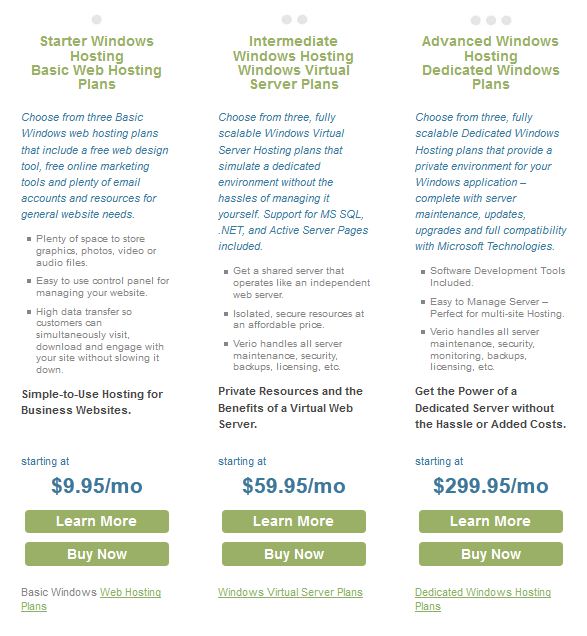 VS Verio Best Core 2.0 Hosting Provider