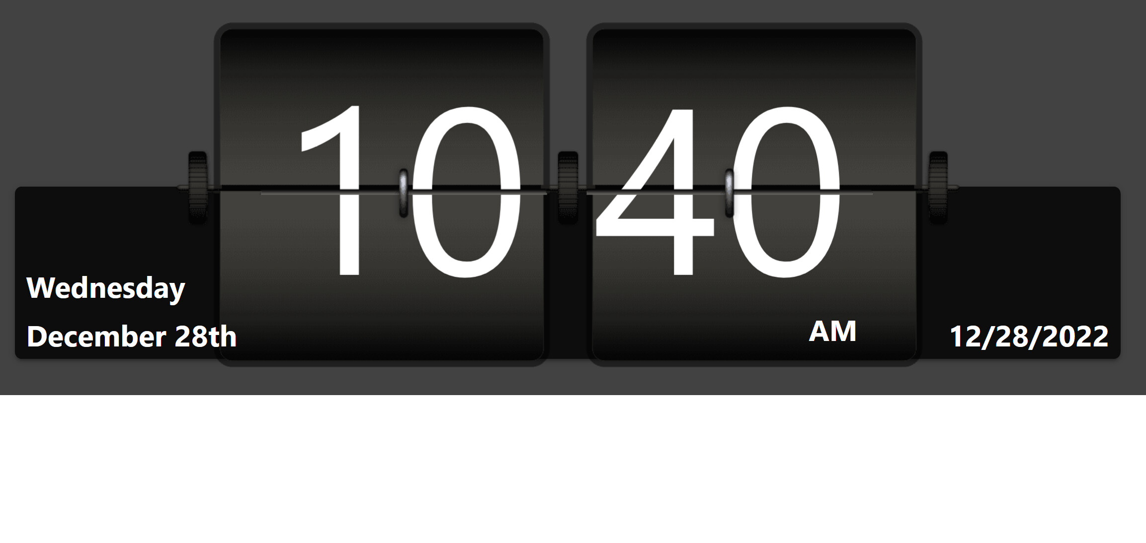 Flip Clock SuperTile [Release] SharpTools Community