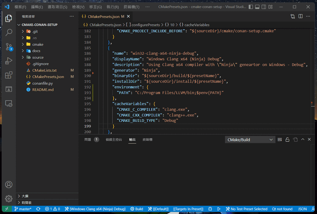 Failed to configure preset with Clang/LLVM compilers when using CMake