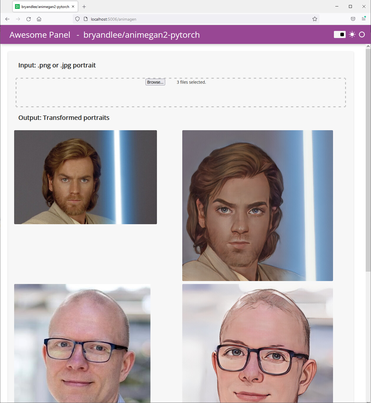 Animagen2 image transformed Showcase HoloViz Discourse