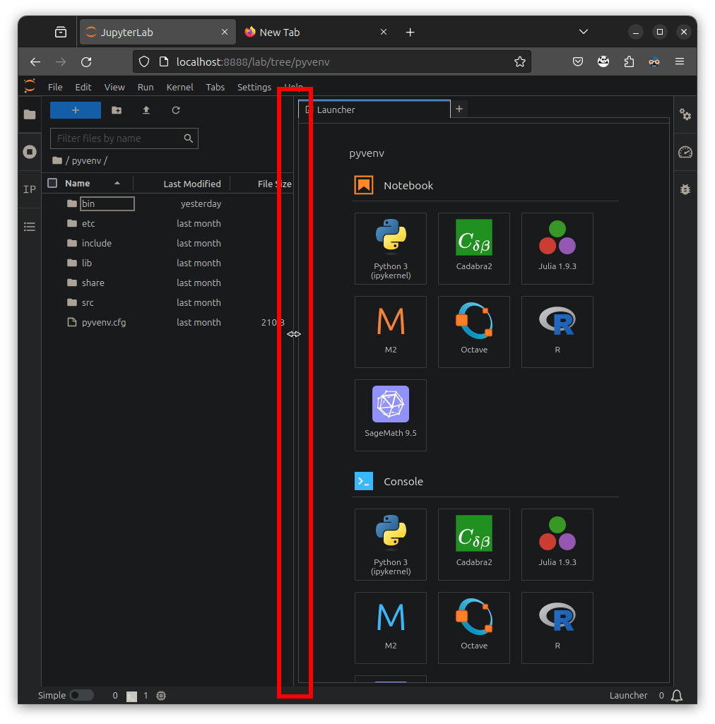The `File Browser` of `jupyterlab` never remembers the files sorting