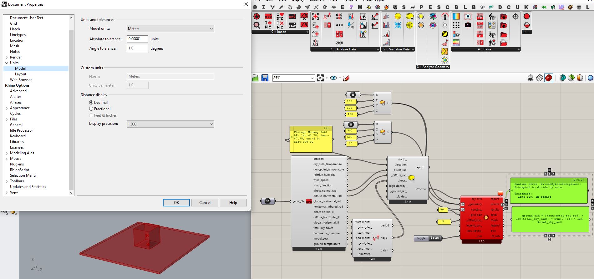 Solution exceptionAttempted to divide by zero error ladybug