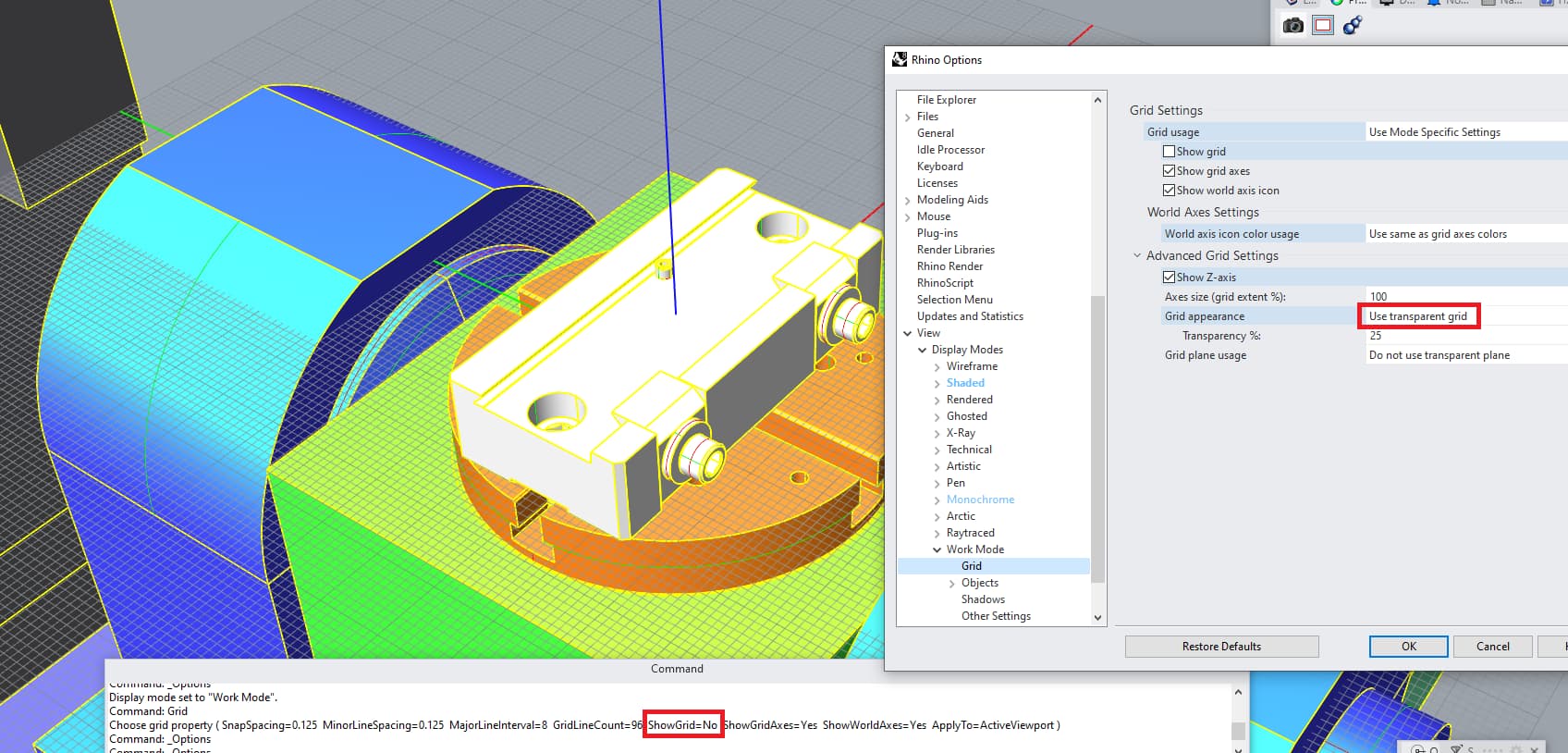 Rhino 8 grid bug Rhino for Windows McNeel Forum