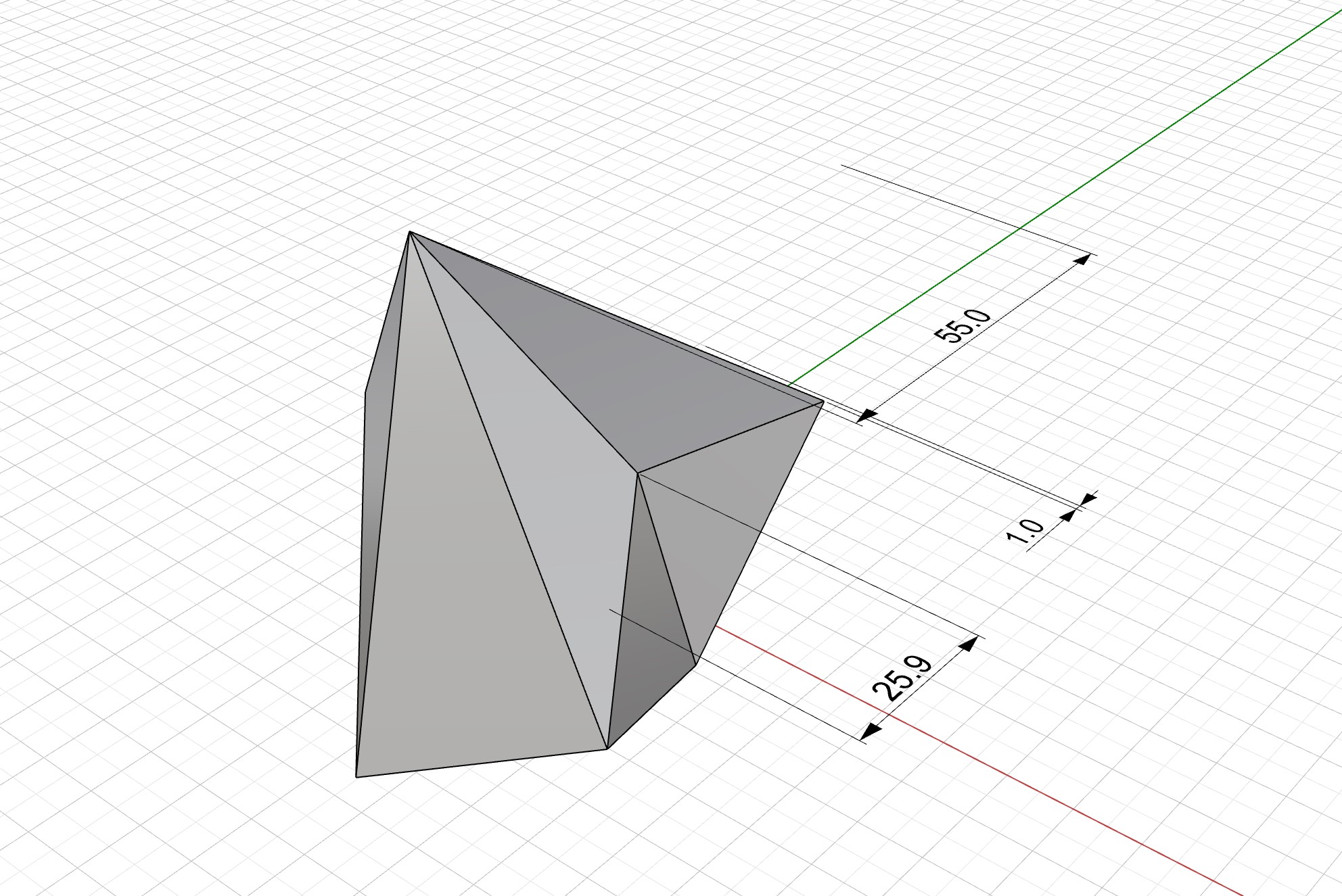 [Wish] Smarter Dimension Annotation (for non XYplane lines) Rhino for