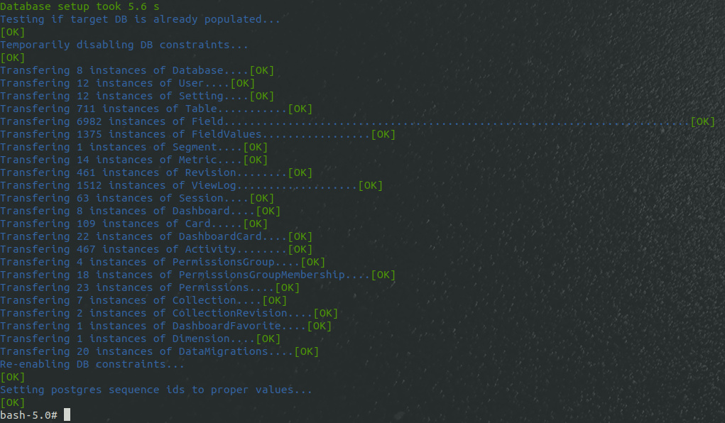 After h2 to postgresql migration login/password Issue on GUI Get Help