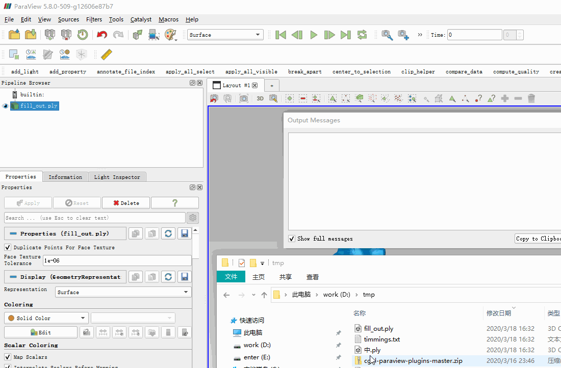 How Can I read nonascii FileNames from pvpython ParaView Support