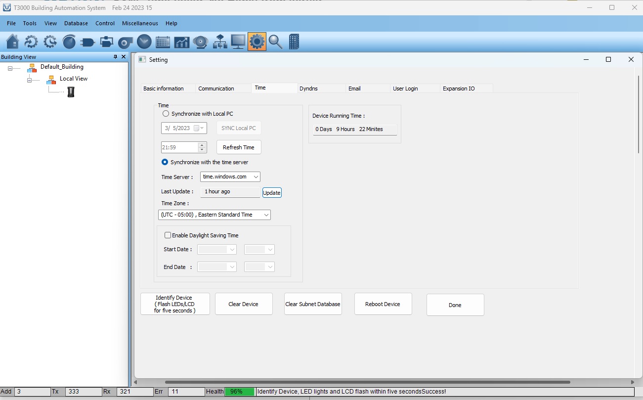 "SYNC time failed, No Reply from server" Troubleshooting Temco Controls Forum