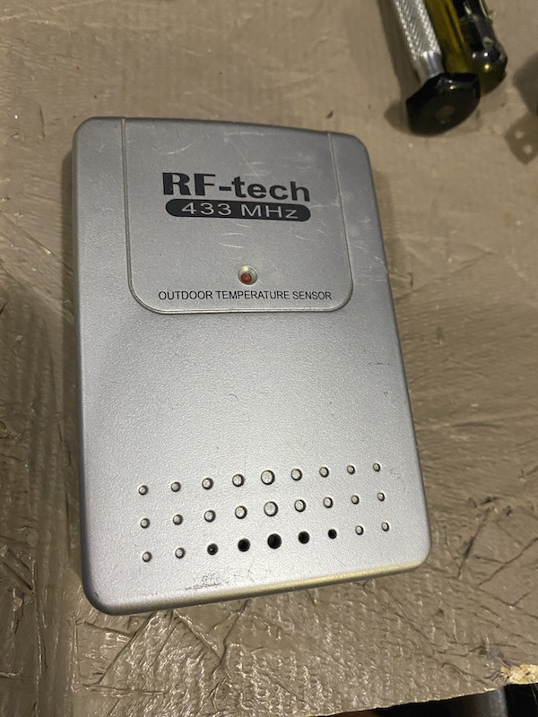RFtech 433Mhz Outdoor Temperature sensor For Sale WeatherWatch Forum