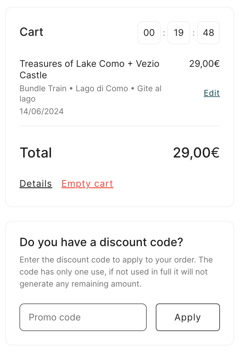 I got a discount code how does it work? Discovera EN