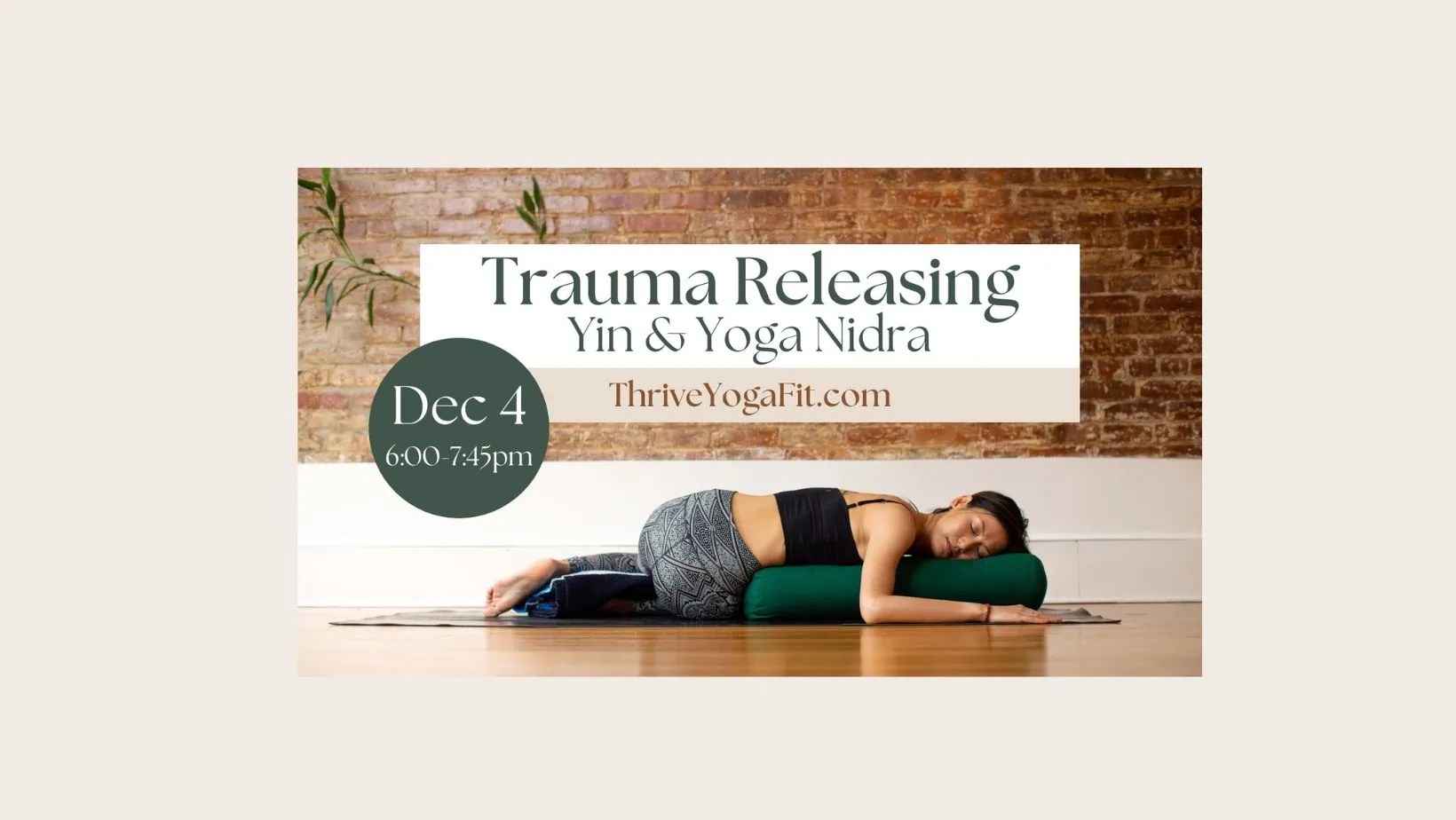 Things to Do in Bradenton Trauma Releasing Yin & Yoga Nidra