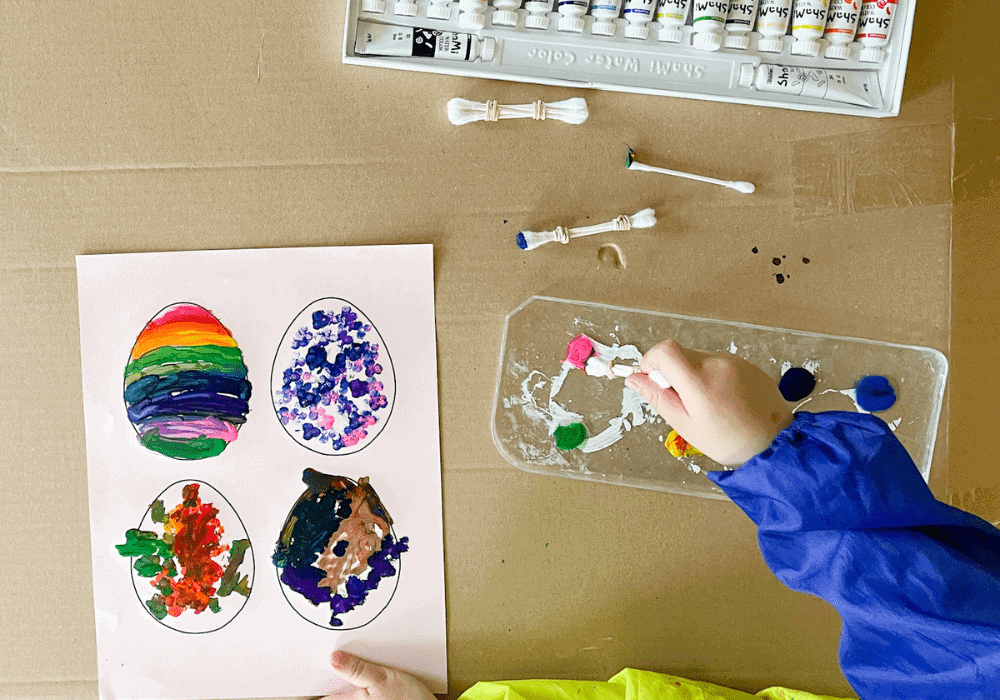 Free Printable Paper Easter Egg Template Discovering Mommyhood