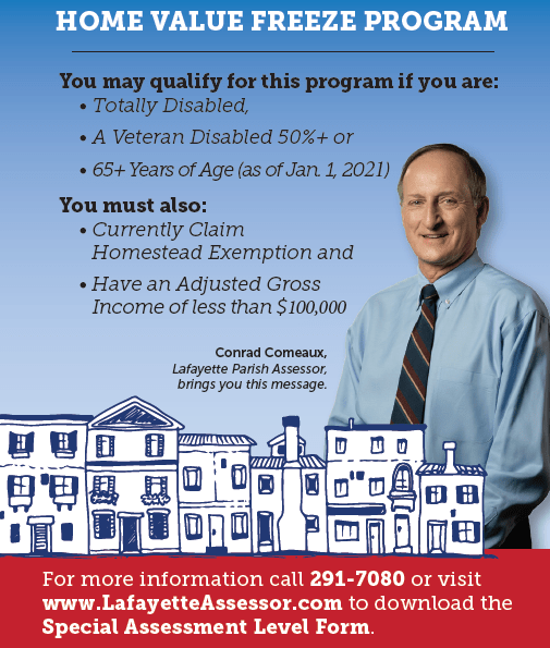 Conrad Comeaux, Lafayette Parish Tax Assessor, Discusses How Local