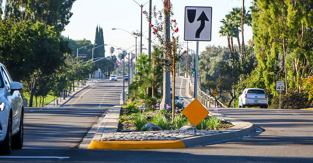 Median Landscape Project Continues on Valley View Ave Discover La