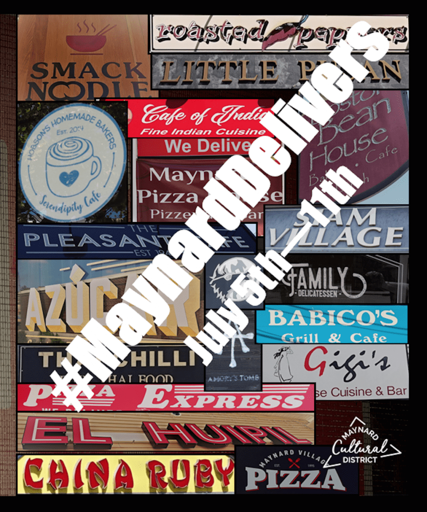 Maynard Delivers! Win a Gift Certificate to Local Restaurants. Daily