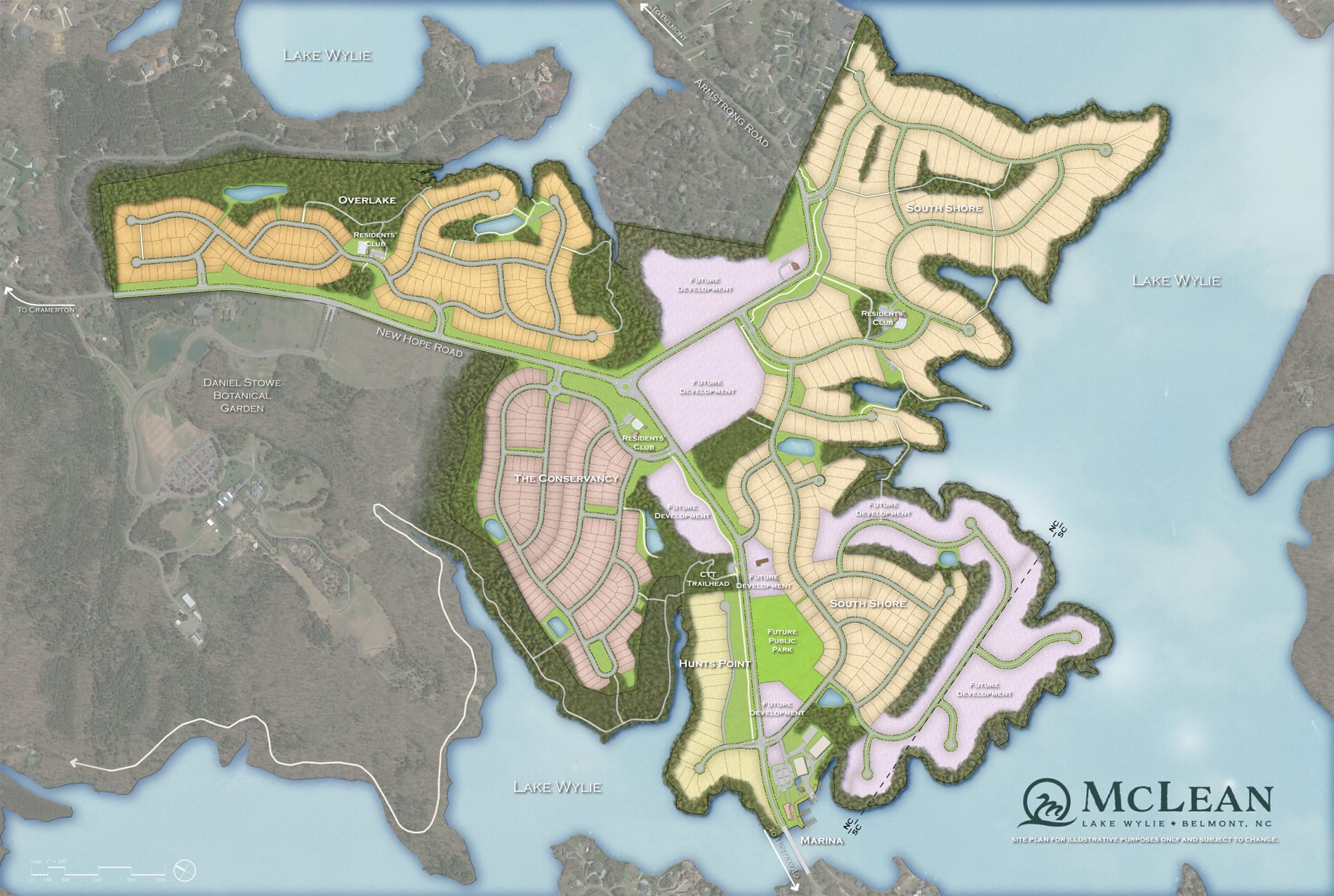 Mclean McLean New Development in Belmont on Lake Wylie