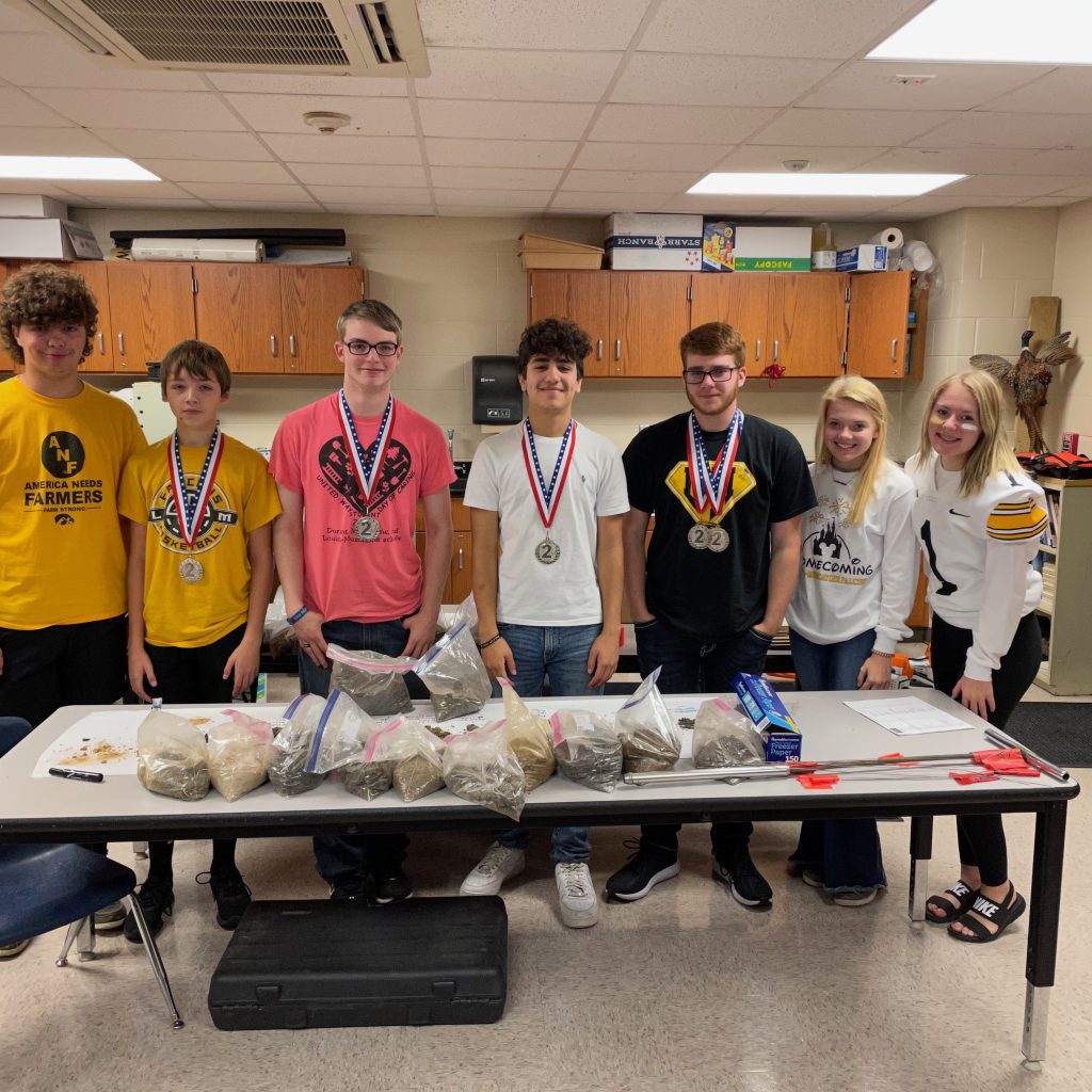 LouisaMuscatine FFA competes in soil judging Discover Muscatine