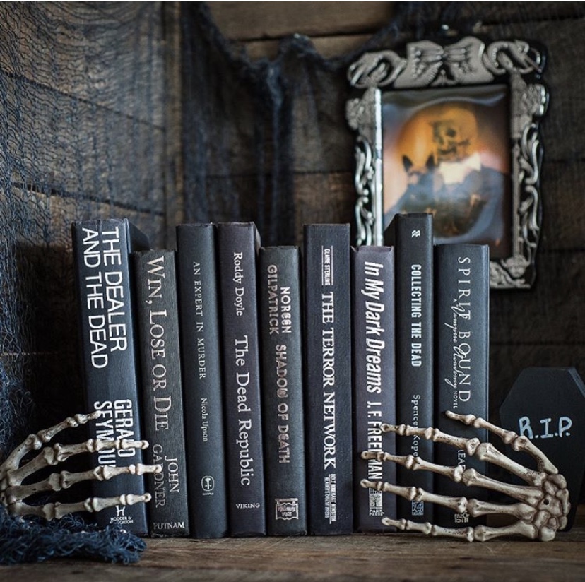 How to use books for creepy and cute Halloween decor Novel Goods