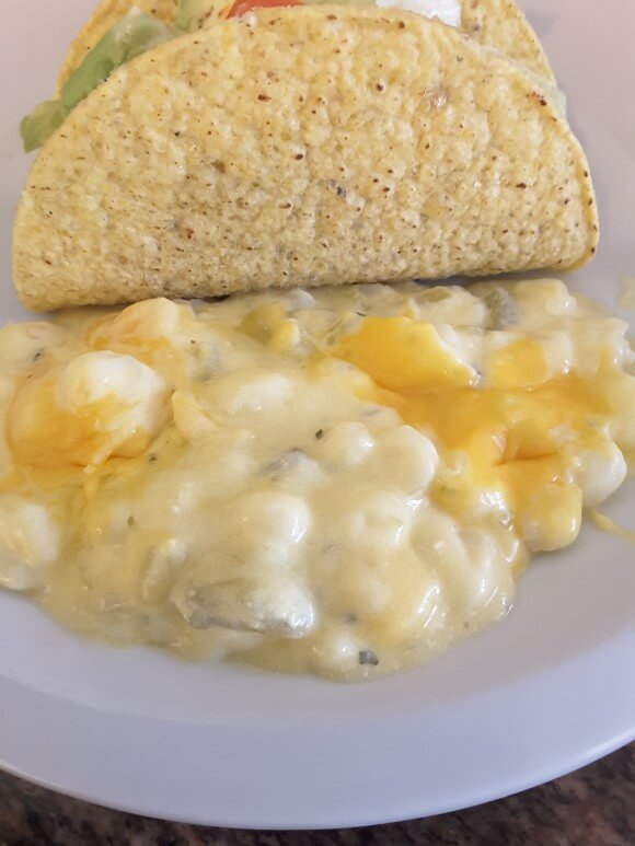 Green Chili Baked Hominy One Missing Ingredient