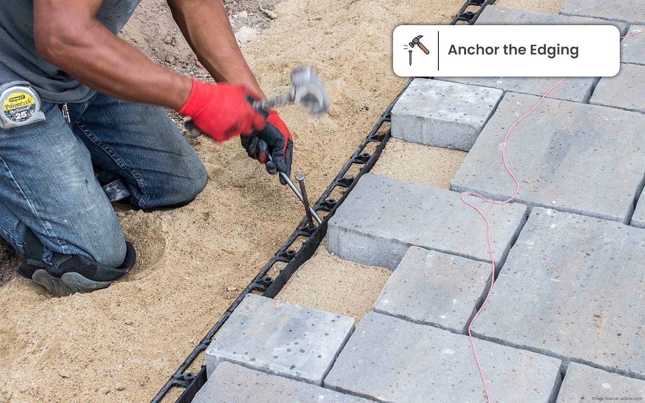 How to Install Paver Edging Discover the yard