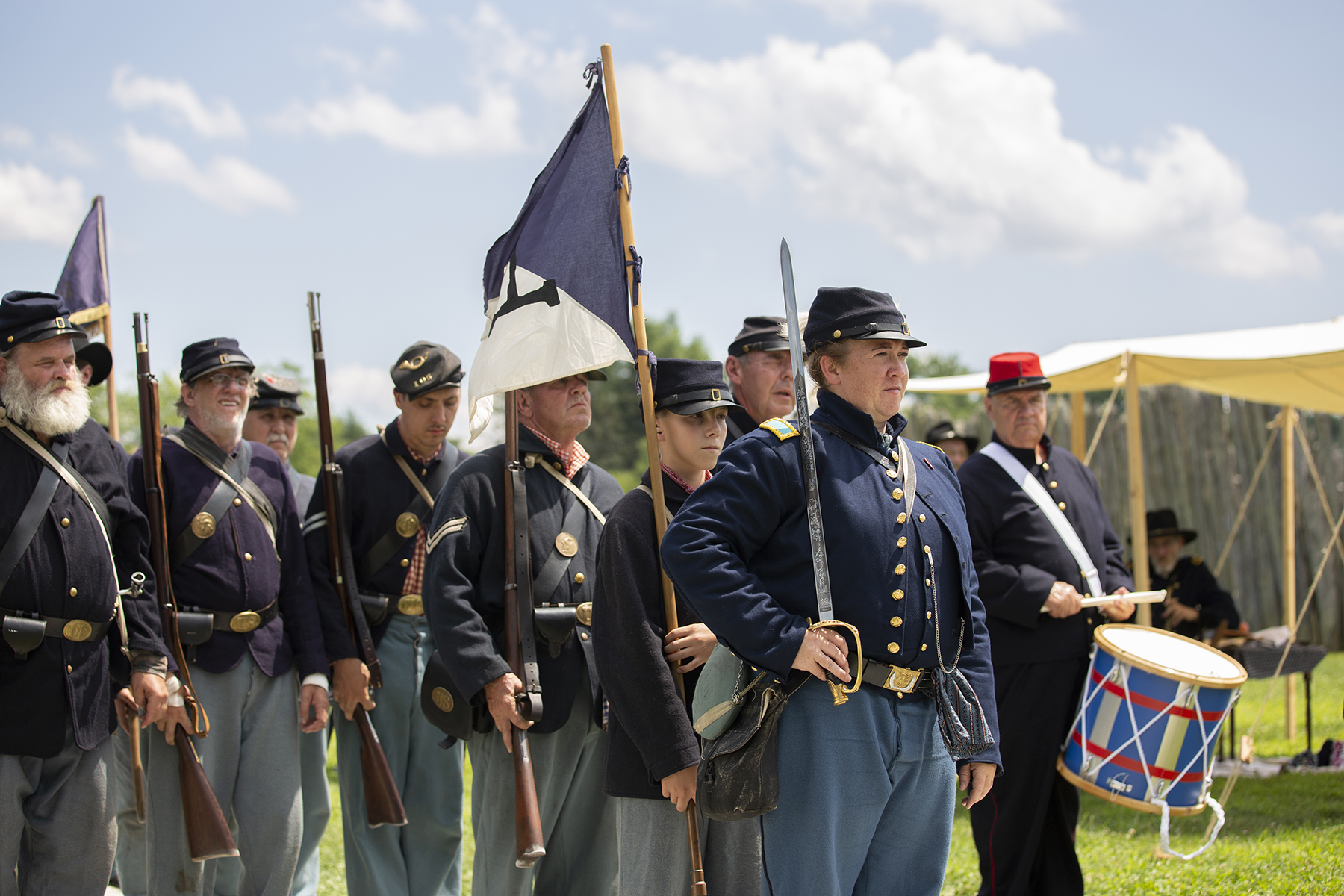 Celebrating 250 Years Where It All Began Civil War Encampment