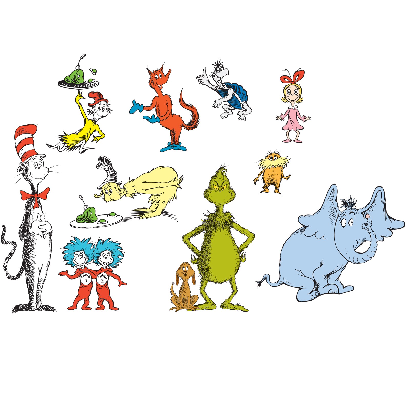 Dr Seuss Characters Pictures Printables