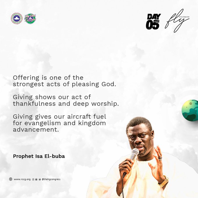 Audio Offering Charge Prophet Isa ElBuba, RCCG Holy Ghost Congress