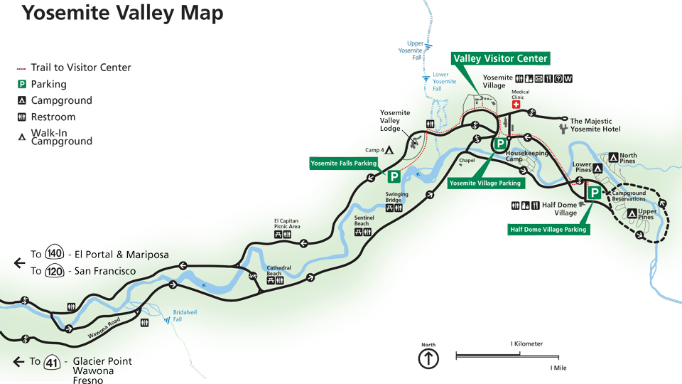 Yosemite Tours Parking in Yosemite