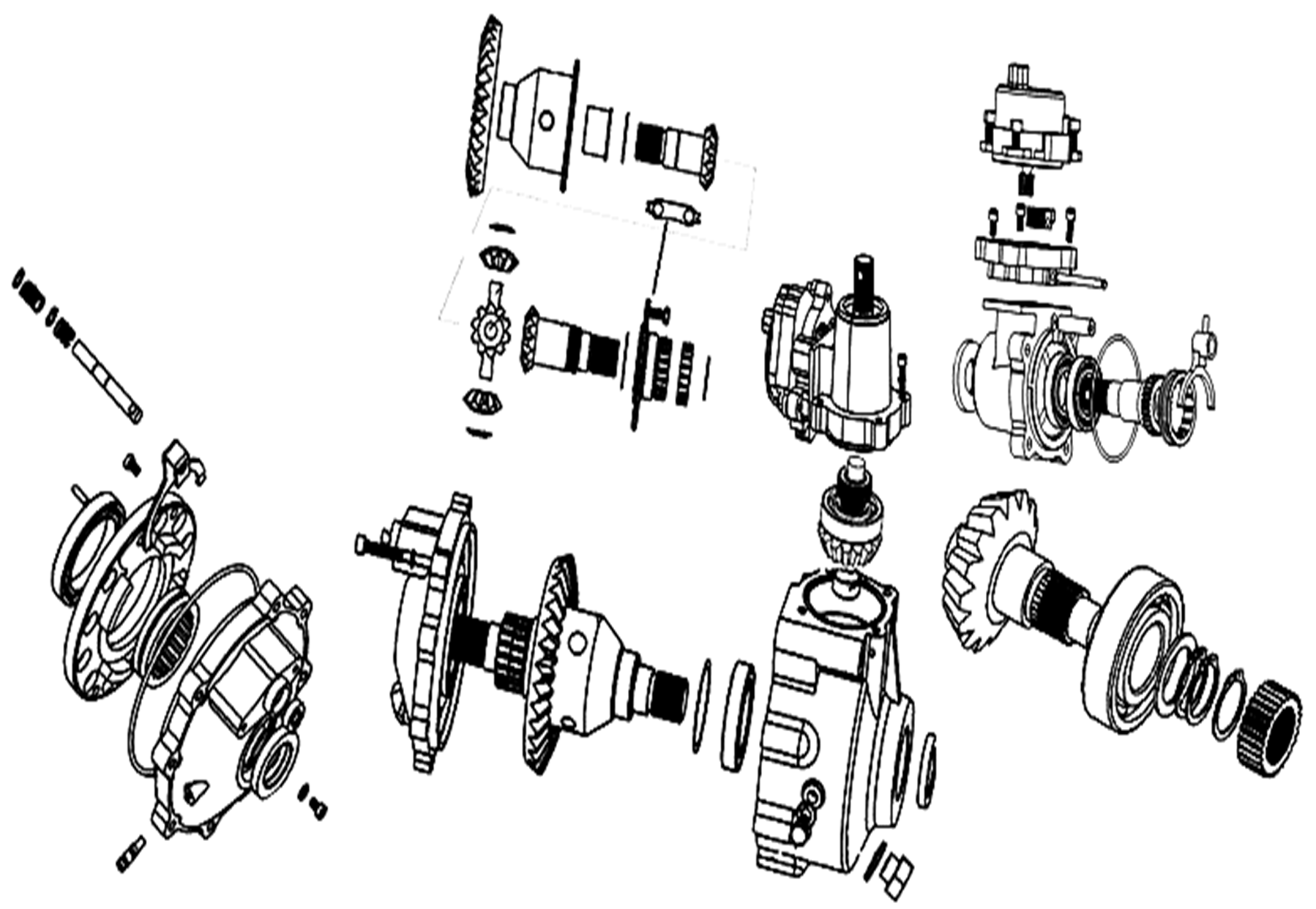 Discovery UTV, Front axle assembly
