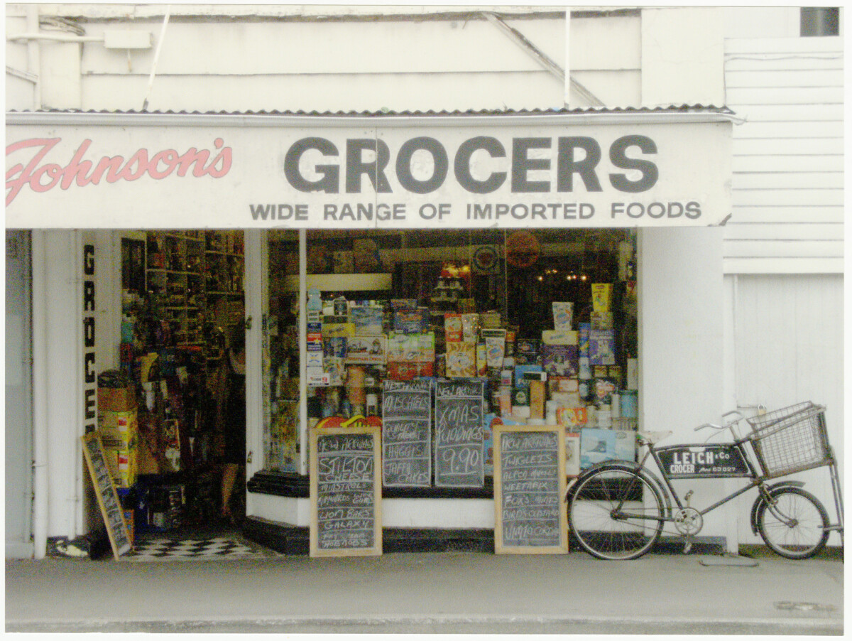Johnson's wonderful grocer's shop discoverywall.nz