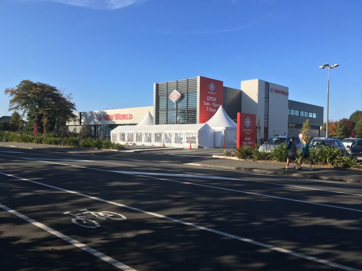 Stanmore Road New World during Covid19 Lockdown discoverywall.nz