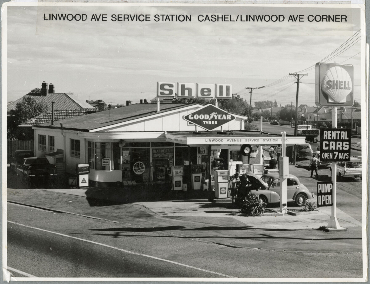 Linwood Avenue Service Station discoverywall.nz