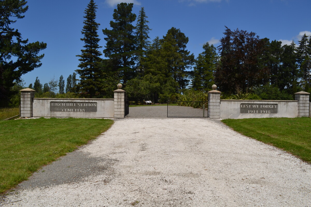 Birch Hill Station Cemetery discoverywall.nz