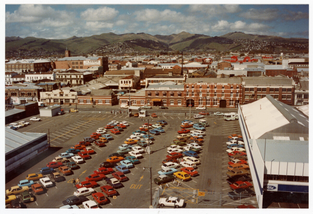 Christchurch Art Gallery Car park Entrance discoverywall.nz