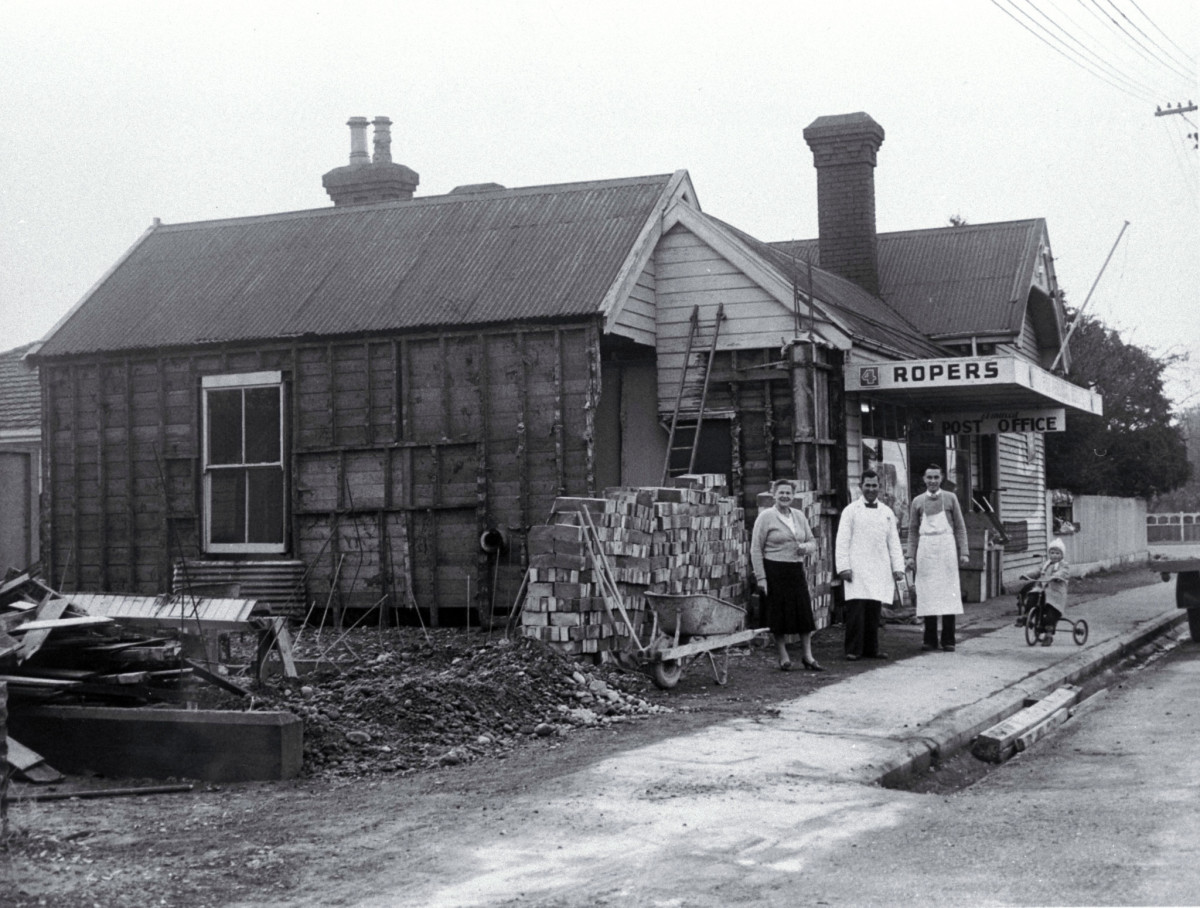 Roper's Store, Normans Road, Bryndwr, Christchurch discoverywall.nz