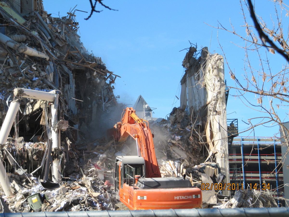 London Street demolitions discoverywall.nz