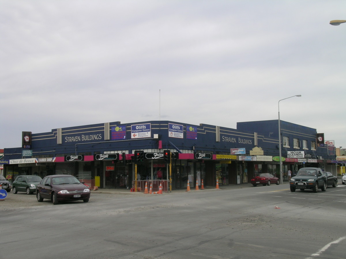 Aerial view of Riccarton Mall discoverywall.nz
