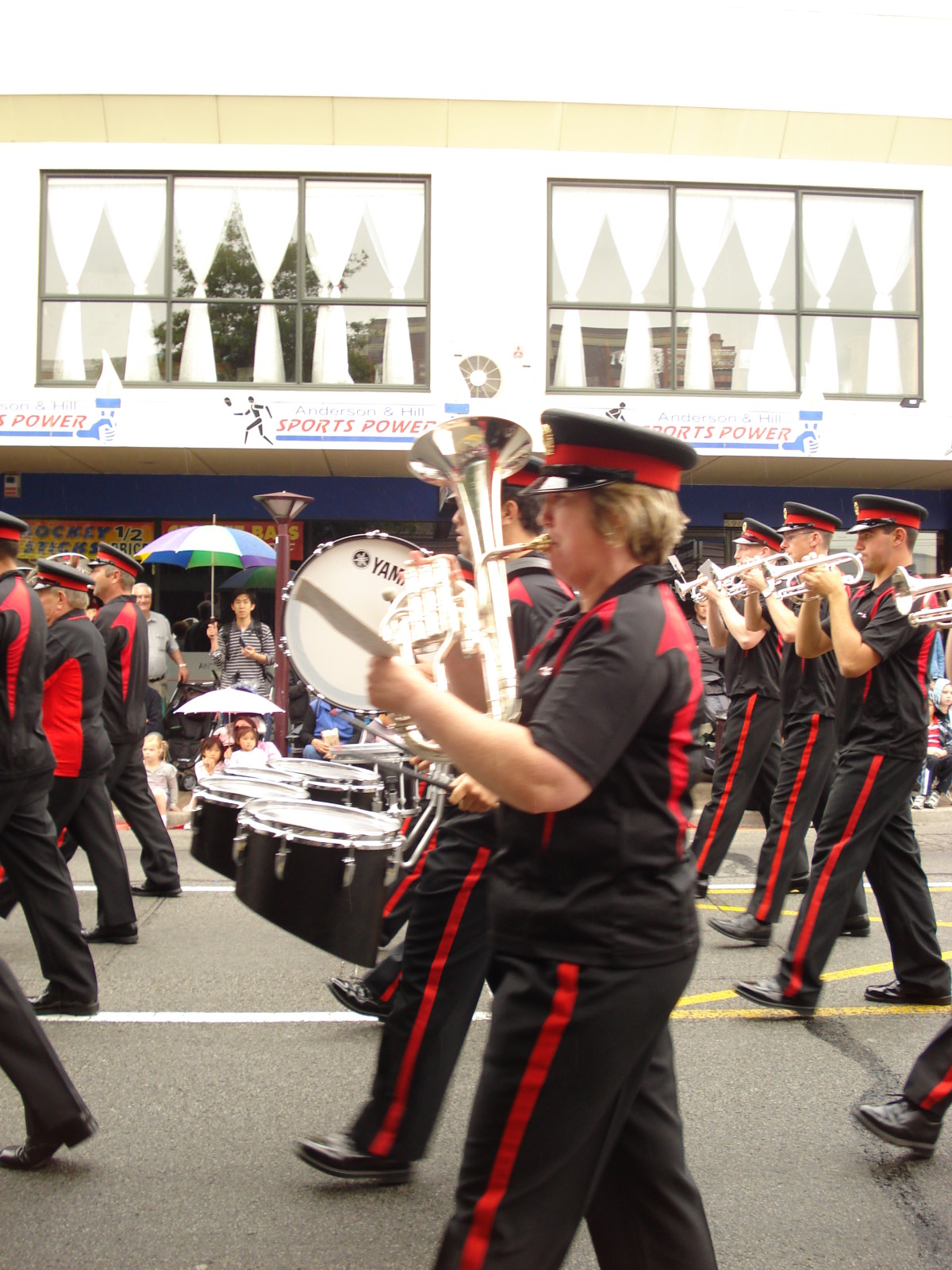 Brass band at the Halswell Quarry discoverywall.nz