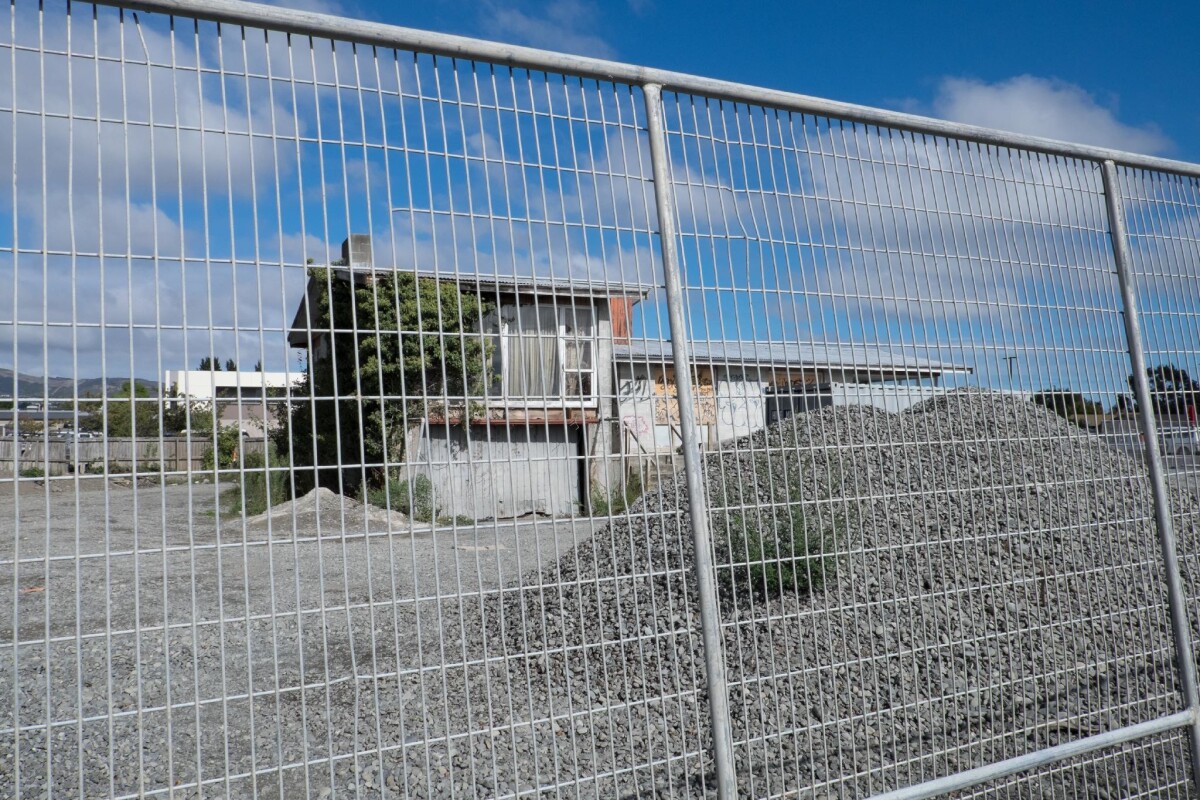 House in front of the New World supermarket in Halswell