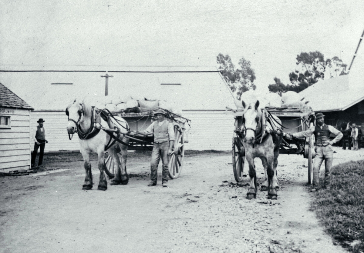 Wood Brothers Flour Mill, Addington discoverywall.nz