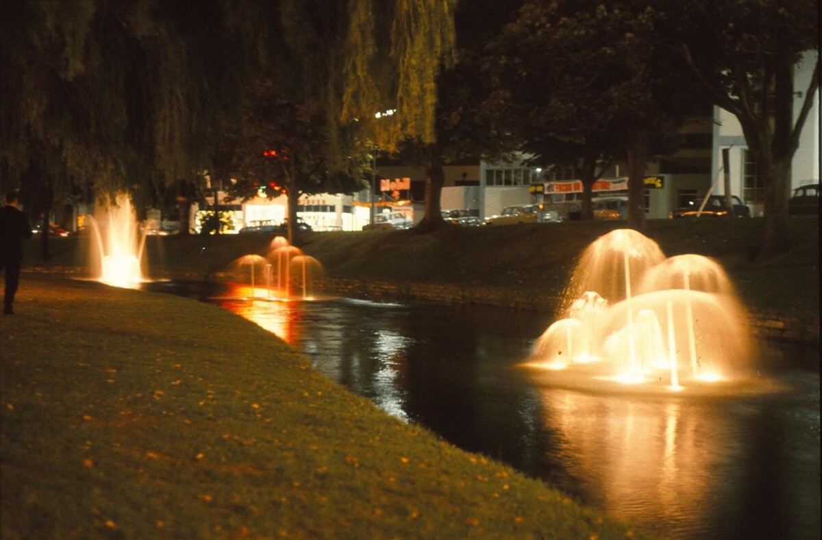 City Mall fountains, corner of High and Colombo streets