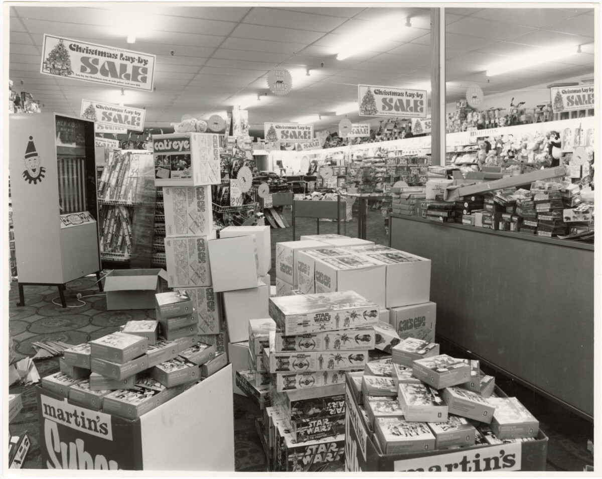 Martin's Toys and Hobbies store Christmas stock discoverywall.nz