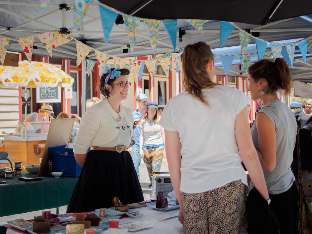 Parklands Market, Baptist Church discoverywall.nz