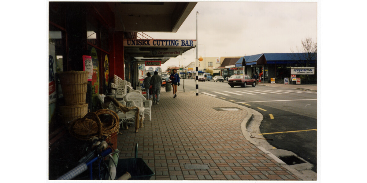 Shops on Lincoln Road discoverywall.nz